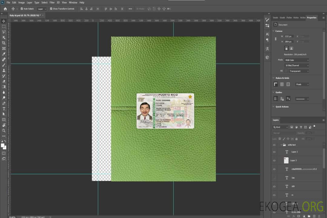 Porto Rico DL photolook AVANT template Porto Rico DL photolook AVANT template